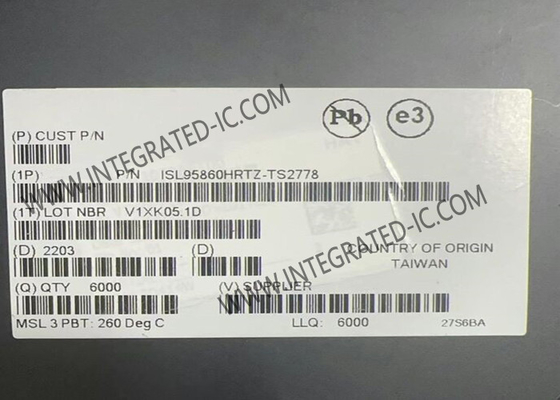 ISL95860HRTZ چیپ مدار یکپارچه چند فاز IMVP9 کنترل کننده TQFN-32