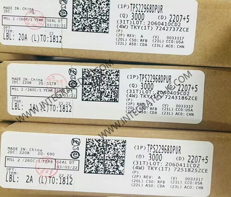 TPS22968DPUR مدار یکپارچه تراشه دو کانال بار سوئیچ WSON-14 سوئیچ قدرت