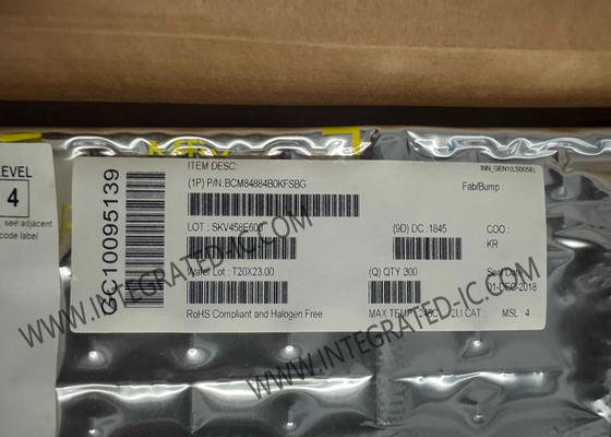 BCM84884B0KFSBG Ethernet IC چهار پورت Ethernet CMOS Transceiver بسته BGA