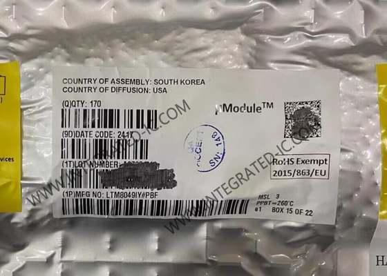 تراشه مدار یکپارچه LTM8049IY 2 تنظیم کننده ولتاژ سوئیچینگ خروجی BGA77