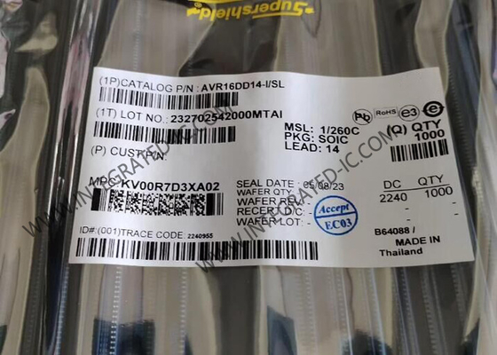 میکروکنترلر MCU AVR16DD14-I/SL تا 24MHz 16KB فلش MCU SOIC14 سطح نصب