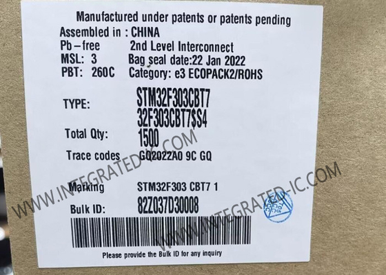 میکروکنترلر MCU STM32F303CBT7 سیگنال های مخلوط اصلی MCU با DSP و FPU