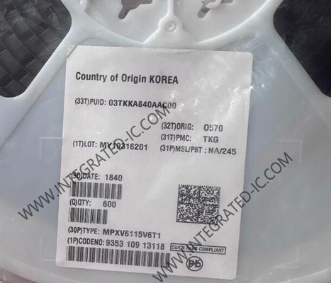 MPXV6115V6T1 سنسور IC -115 تا 0 kPa اندازه گیری و سنسور فشار مطلق SOP-8