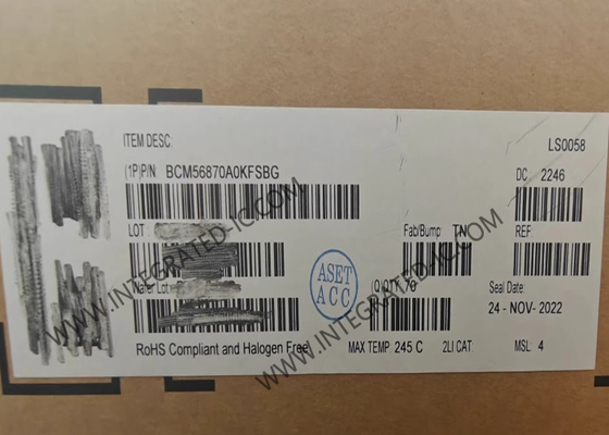 BCM56870A0KFSBG Ethernet IC 3.2 Tb/S برنامه نویسی قابل تغییر چند لایه ای