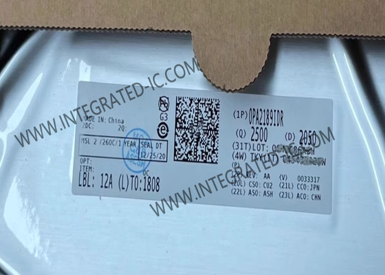 OPA2189IDR پیچ مدار یکپارچه دوگانه 14MHz فشرده کننده عملیاتی دقیق کم سر و صدا