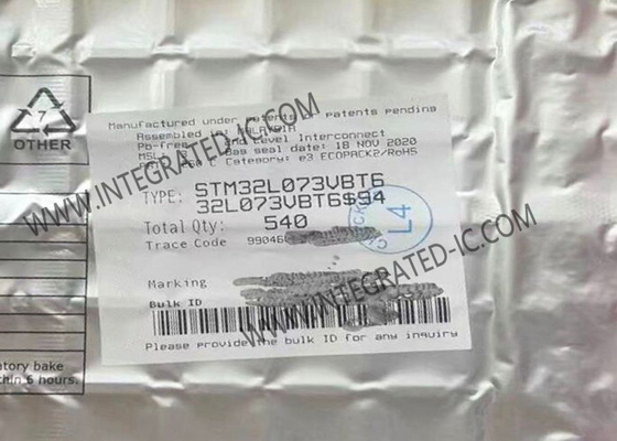 STM32L073VBT6 میکروکنترلر MCU 32MHz 32 بیتی میکروکنترلر تک هسته ای IC LQFP100