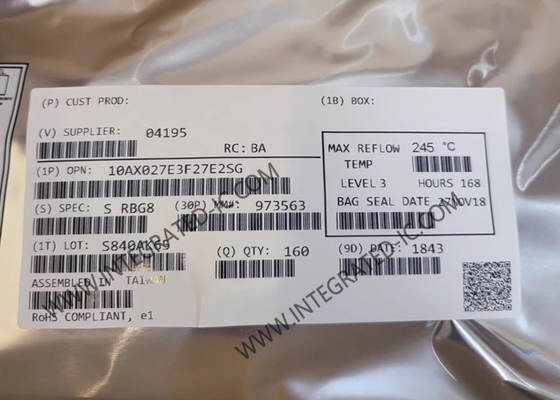 10AX027E3F27E2SG Field Programmable Gate Array High-Performance Arria 10 GX FPGA IC از طریق شبکه های دیجیتال
