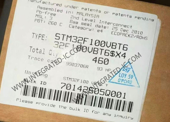 STM32F100VBT6 میکروکنترلر MCU عملکرد بالا 32 بیتی یک هسته میکروکنترلر IC