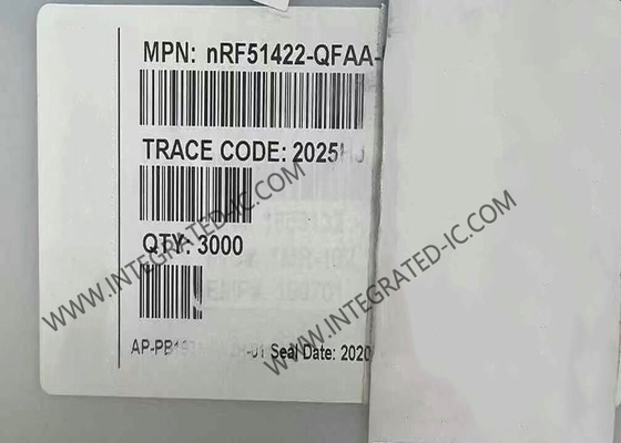 NRF51422-QFAA BT IC Multiprotocol BT انرژی پایین و 2.4GHz سیستم روی تراشه