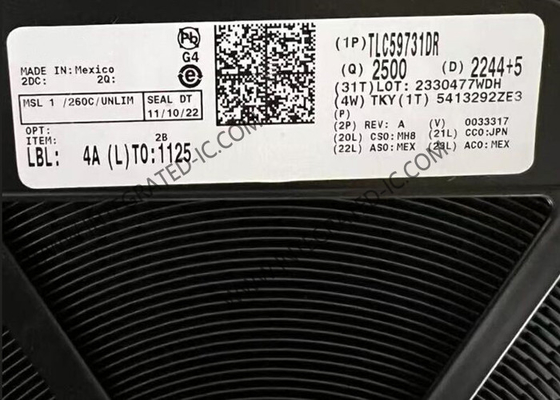TLC59731DR چیپ مدار یکپارچه 8 بیت PWM LED Driver IC SOIC-8 LED Lighting Drivers