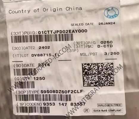 S9S08DZ60F2CLF میکروکنترلر MCU 40MHz میکروکنترلرهای 8 بیتی بسته LQFP-48