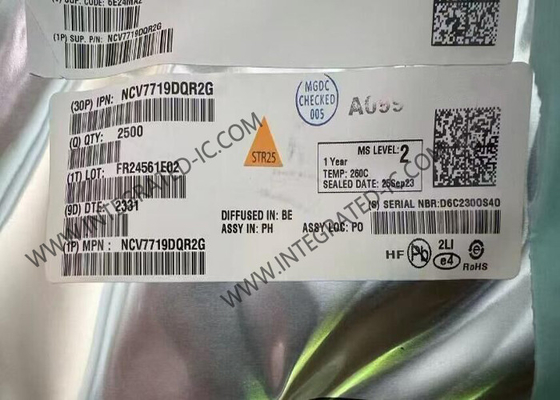 NCV7719DQR2G تراشه مدار یکپارچه 550mA رانندگان موتور SSOP24 Octal Half-bridge Driver