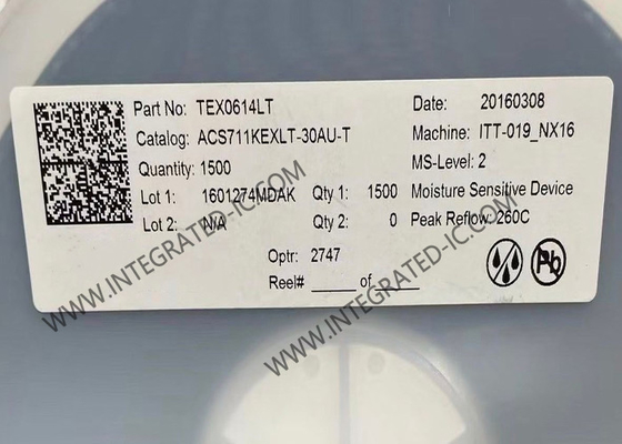 ACS711KEXLT-30AU سنسور IC 30A اثر هال سنسور جریان خطی QFN12