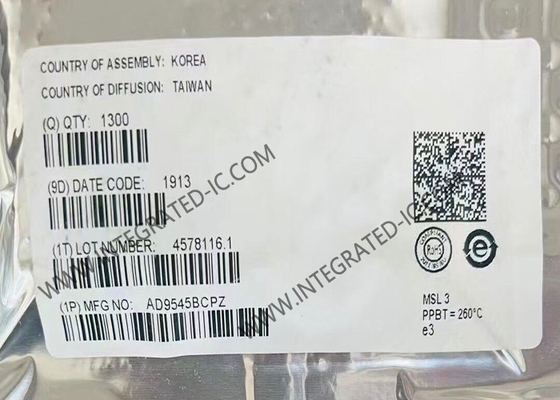 تراشه مدار یکپارچه AD9545BCPZ 813mW همگام ساز و مترجم ساعت سازگاری