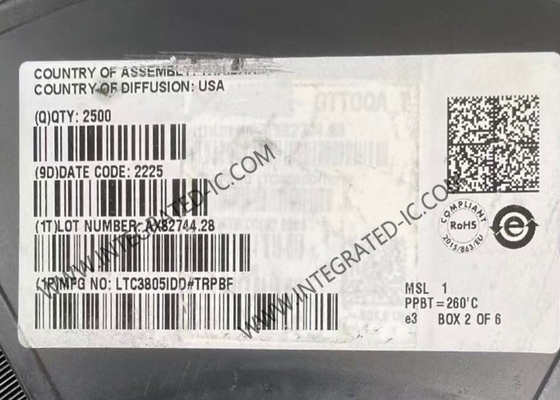 LTC3805IDD تراشه مدار یکپارچه تنظیم شده فرکانس حالت جریان Flyback DC/DC کنترل کننده