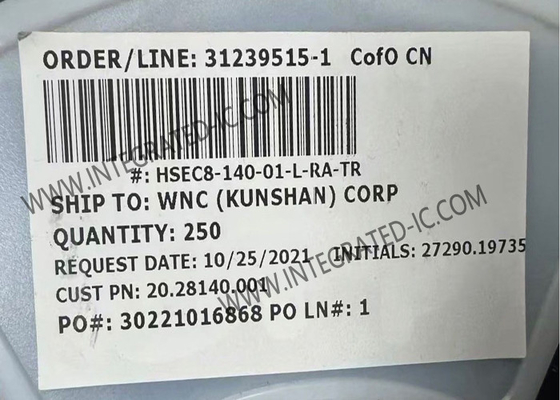 HSEC8-140-01-L-RA-TR کانکتورهای تولید TM high-speed کنتاکتور کارت لبه