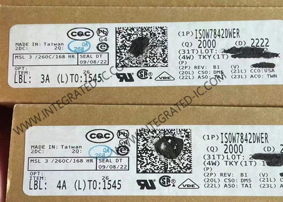 ISOW7842DWER تراشه مدار یکپارچه 5000Vrms Quad Channel Digital Isolators SOIC16