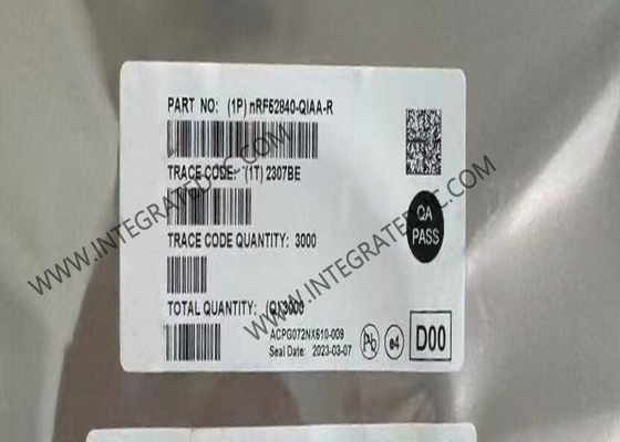 NRF52840-QIAA BT IC 2.4GHz Multiprotocol BT 5.4 SoC AQFN73 سیستم روی تراشه