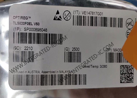 TLS820F0EL تراشه مدار یکپارچه دستگاه تنظیم ولتاژ خطی با عملکرد بالا و کاهش کم ولتاژ برای تامین 5 ولت
