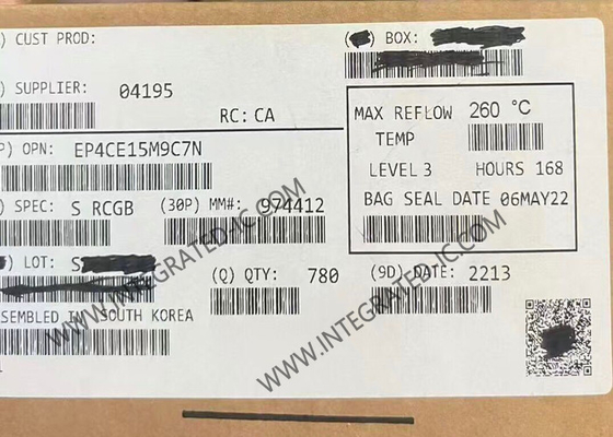 EP4CE15M9C7N رشته قابل برنامه ریزی دروازه آرایه 200MHz Cyclone IV E FPGA IC BGA256 تراشه FPGA