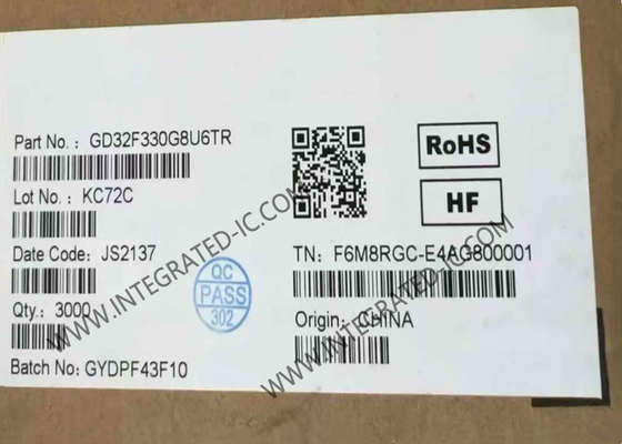GD32F330G8U6TR میکروکنترلر MCU 84MHz سطح ورودی 32 بیت میکروکنترلر QFN28