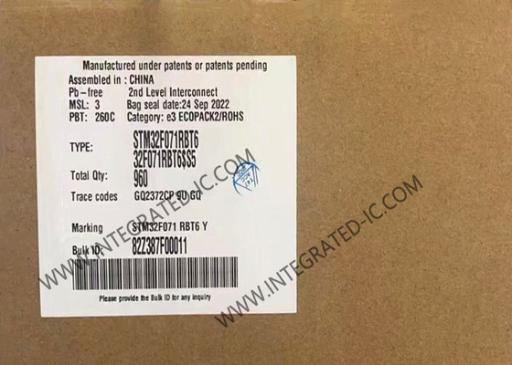 STM32F071RBT6 میکروکنترلر MCU 128KB فلش STM32F0 میکروکنترلر MCU