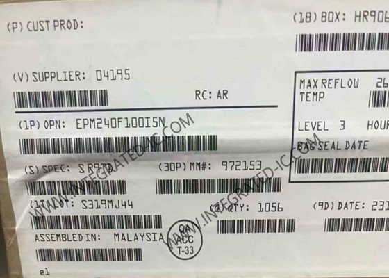 EPM240F100I5N میدان قابل برنامه ریزی دروازه آرایه MAX II دستگاه های منطقی قابل برنامه ریزی پیچیده 100-FBGA