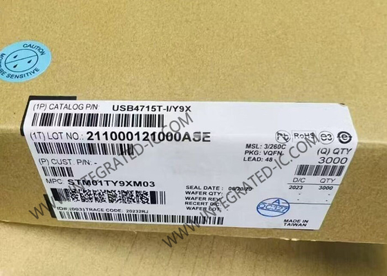 USB4715T-I/Y9X چیپ مدار یکپارچه USB 2.0 کنترل کننده هاب با سرعت بالا با FlexConnect در تمام پورت ها