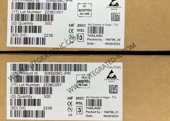 SI8920BC-IPR چیپ مدار یکپارچه تقویت کننده جدا شده برای اندازه گیری شنت فعلی
