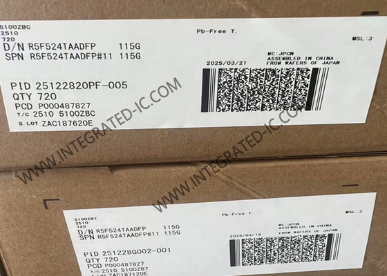 R5F524TAADFP میکروکنترلر MCU میکروکنترلر 32 بیتی با FPU بر روی تراشه که قادر به رانندگی همزمان دو موتور است