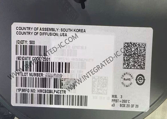 HMC8038LP4CETR ماژول ارتباطات بی سیم جداسازی بالا سیلیکون SPDT سوئیچ غیر بازتاب دهنده
