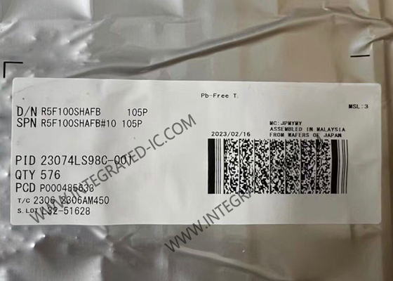 R5F100SHAFB میکروکنترلر MCU با قدرت کم و عملکرد بالا RL78/G13 میکروکنترلر