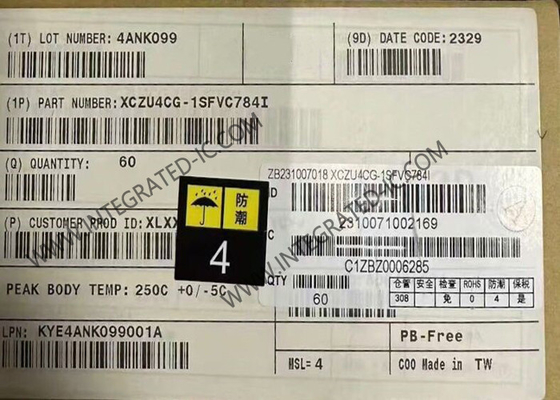 XCZU4CG-1SFVC784I Field Programmable Gate Array دو هسته بازوی قشر R5F SoC سازگاری