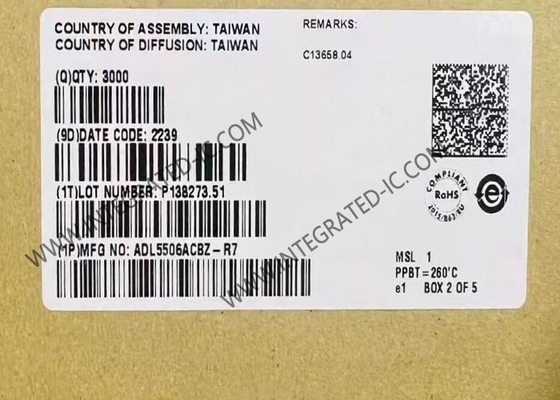 ADL5506ACBZ ماژول ارتباطات بی سیم 30MHz تا 4.5GHz 45 dB RF Detector