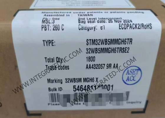 BT IC STM32WB5MMGH6TR 2.4GHz BT انرژی پایین 5.4 و 802.15.4 ماژول