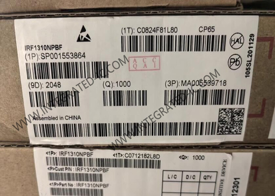 IRF1310NPBF چیپ مدار یکپارچه 100V HEXFET Power MOSFET ترانزیستور TO-220-3