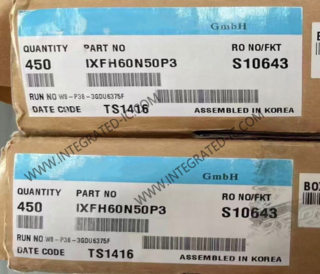 IXFH60N50P3 تراژیستورهای MOSFET تراژیستورهای مدار یکپارچه
