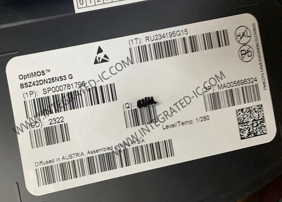 تراژیستورهای MOSFET برق N-Channel BSZ42DN25NS3G تراژیستورهای مدار یکپارچه 250 ولت OptiMOSTM