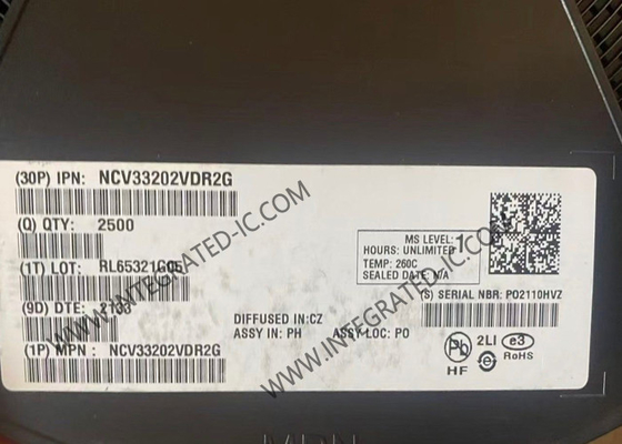 NCV33202VDR2G پیچ مدار یکپارچه ریل به ریل I / O تقویت کننده عملیاتی با خروجی بالا