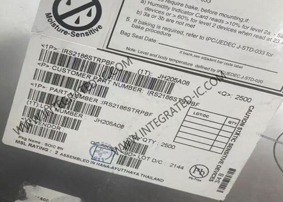 IRS2186STRPBF تراشه مدار یکپارچه 600V EiceDRIVER درایور دروازه سمت بالا و پایین