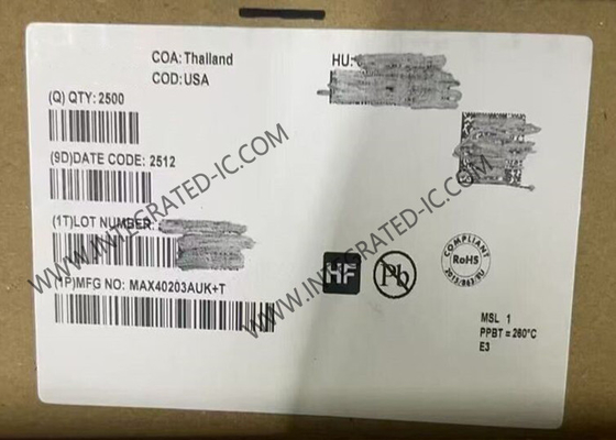 MAX40203AUK تراشه مدار یکپارچه 1A دیود های ایده آل SOT-23-5 سوئیچ جریان دیود ایده آل