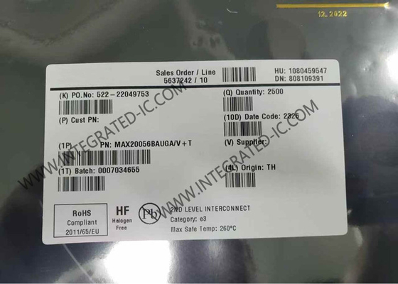 تراشه مدار یکپارچه MAX20056BAUGA درایورهای روشنایی LED یکپارچه 6 کانال