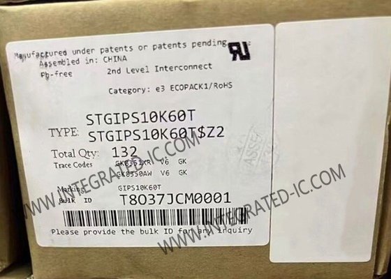 STGIPS10K60T ماژول های IGBT خودرو 600 ولت ماژول قدرت هوشمند 10A 3-فاز اینورتر
