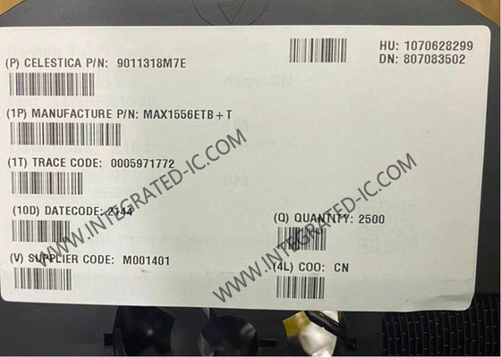 MAX1556ETB چیپ مدار یکپارچه کارایی بالا 1.2A PWM Step-Down DC-DC Converters