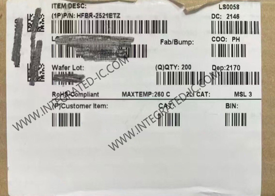 تراشه مدار مجتمع HFBR-2521ETZ گیرنده لینک همه کاره 5MBd گیرنده فیبر نوری