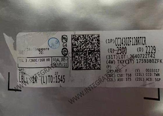 CC2430ZF128RTCR ماژول ارتباطات بی سیم سیستم بر روی تراشه برای 2.4 گیگاهرتز IEEE 802.15.4 / ZigBeeTM