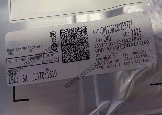ریزکنترل‌گر TMS320F28075PTPT MCU C2000 32Bit MCU 120MHz ریزکنترل‌گرهای زمان واقعی