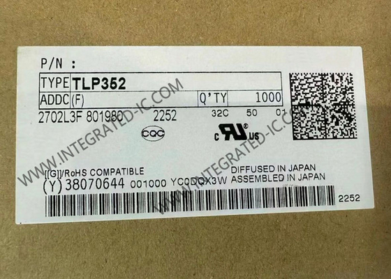 TLP352 تراشه مدار یکپارچه 1 کانال از نظر نوری جدا درایورهای دروازه Photocoupler