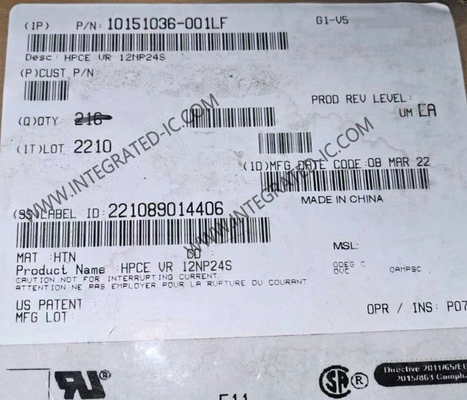 10151036-001LF کانکتورهای لبه کارت کانکتورهای HPCE VR 12NP24S