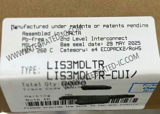 حسگر IC LIS3MDLTR حسگر مغناطیسی 3 محوره با عملکرد بالا و توان فوق العاده کم